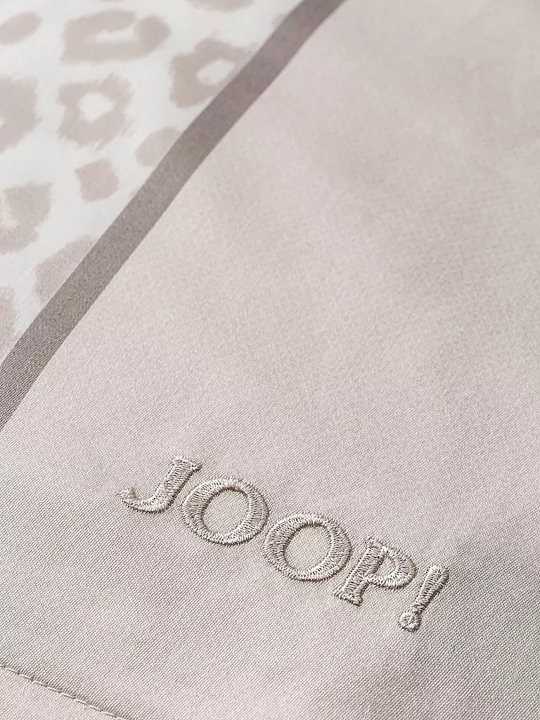 JOOP | Satin Bettwäsche LEO 70x90cm / 140x200cm Sand | beige