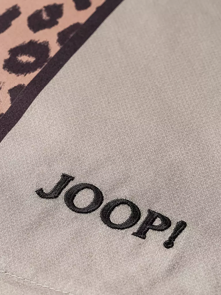 JOOP | Satin Bettwäsche LEO 70x90cm / 200x200cm Stone | grau