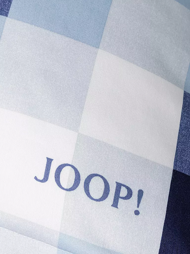 JOOP | Satin Bettwäsche MESH 2x 70x90cm/2000x200cm Sky | blau