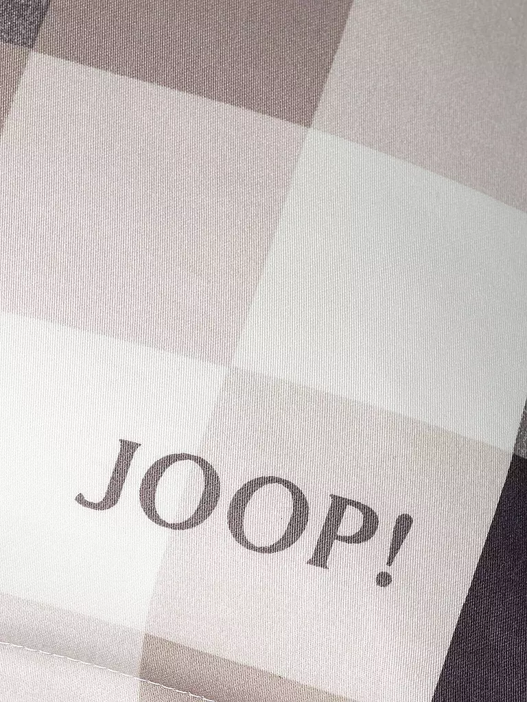 JOOP | Satin Bettwäsche MESH 2x 70x90cm/2000x200cm Stone | grau