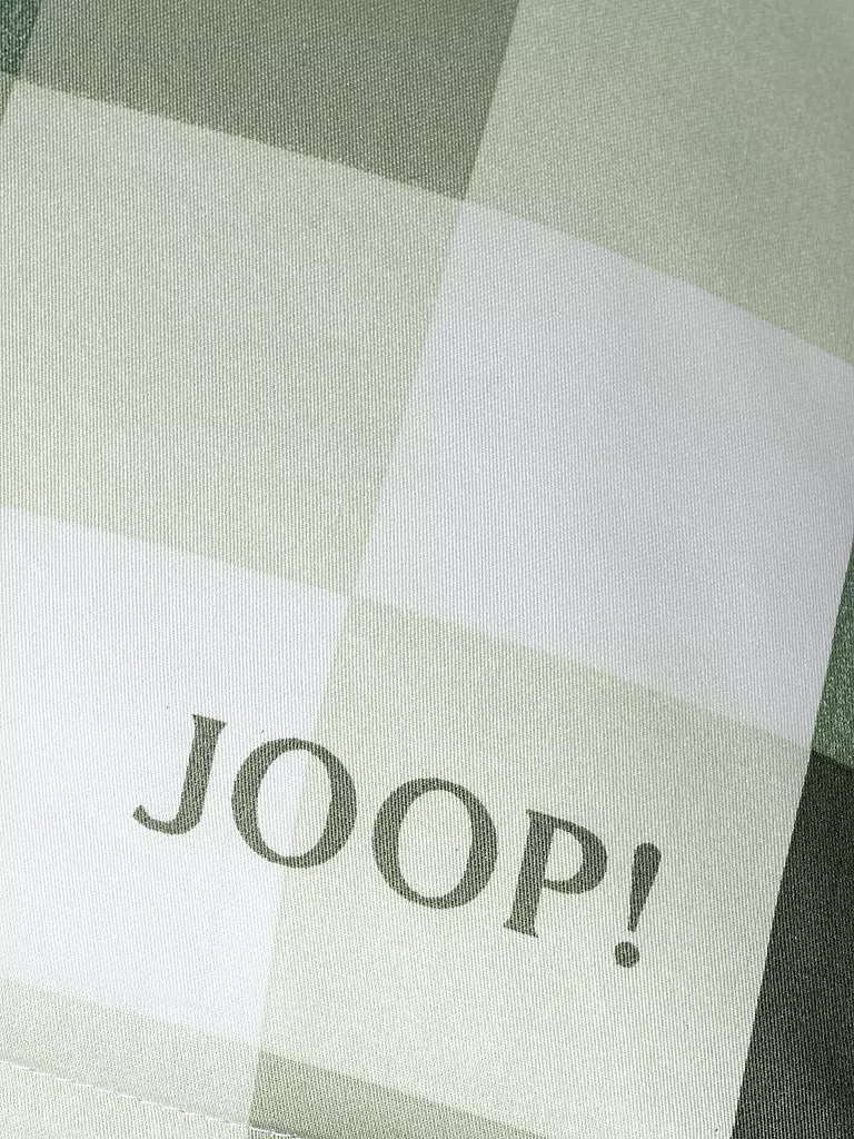 JOOP | Satin Bettwäsche MESH 70x90cm/140x200cm Sage | koralle