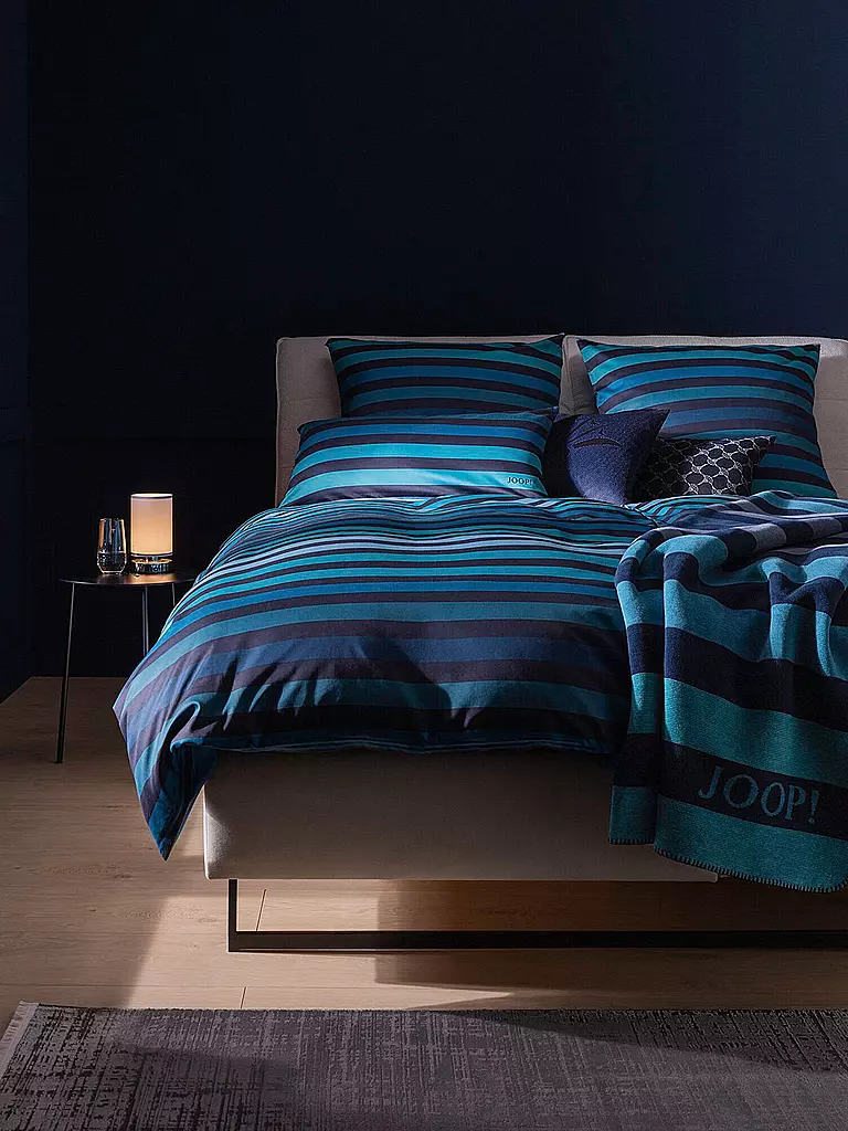 JOOP | Satin Bettwäsche TONE 70x90cm/140x220cm Ocean | kupfer