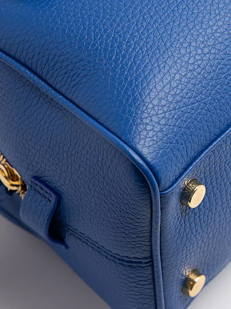 JULIA SKERGETH | Ledertasche - Henkeltasche DOCTORS BAG Medium | blau