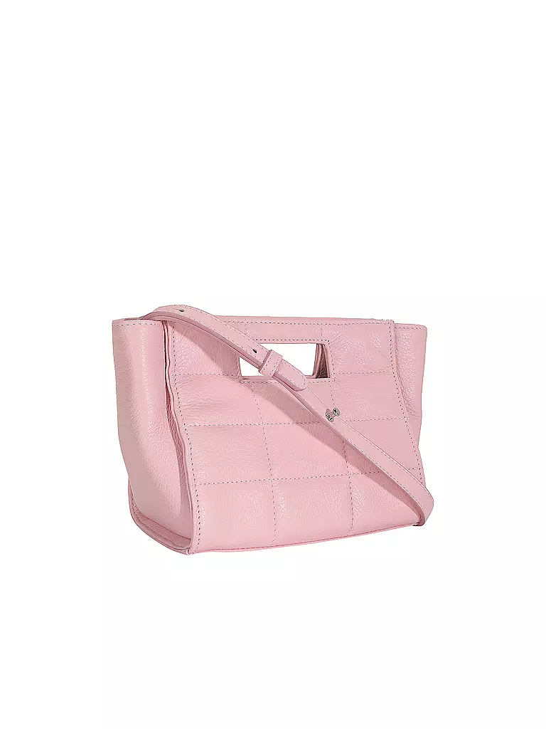 JULIA SKERGETH | Ledertasche - Mini Bag THE QULITED BAG MINI | rosa