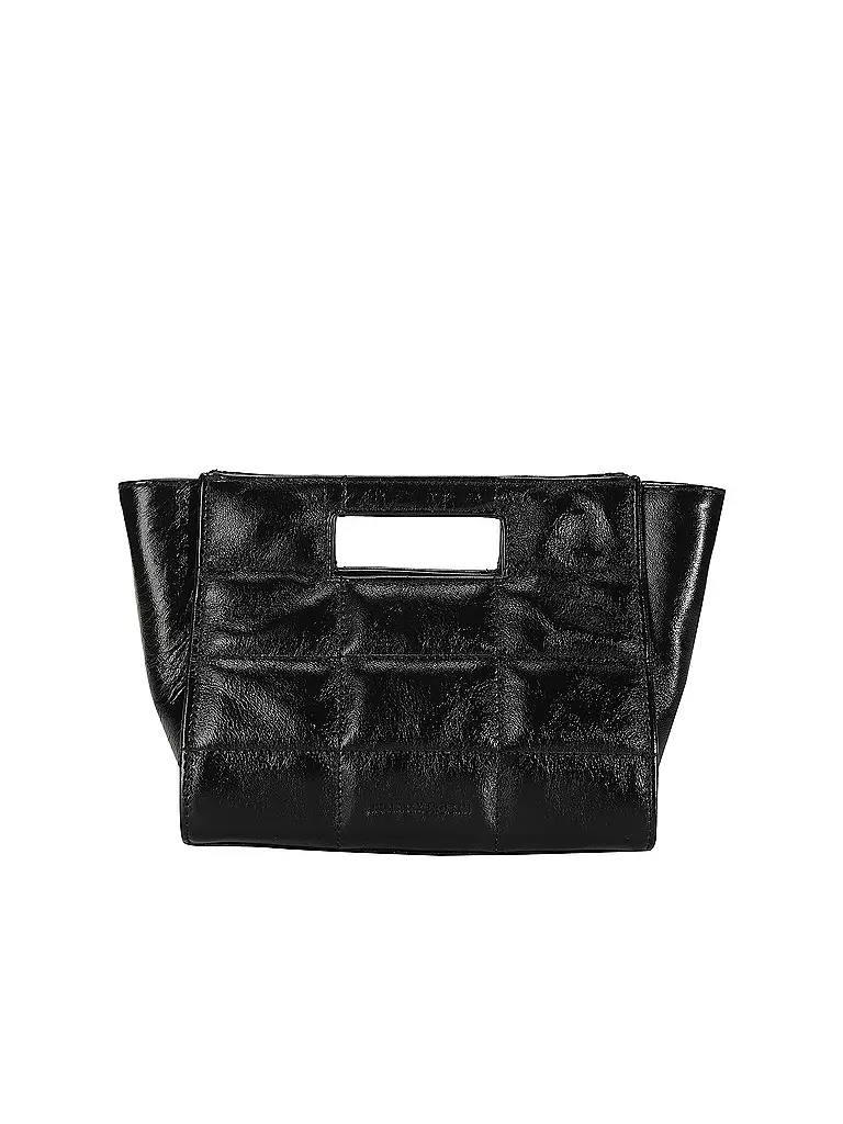 JULIA SKERGETH | Ledertasche - Mini Bag THE QULITED BAG MINI | schwarz