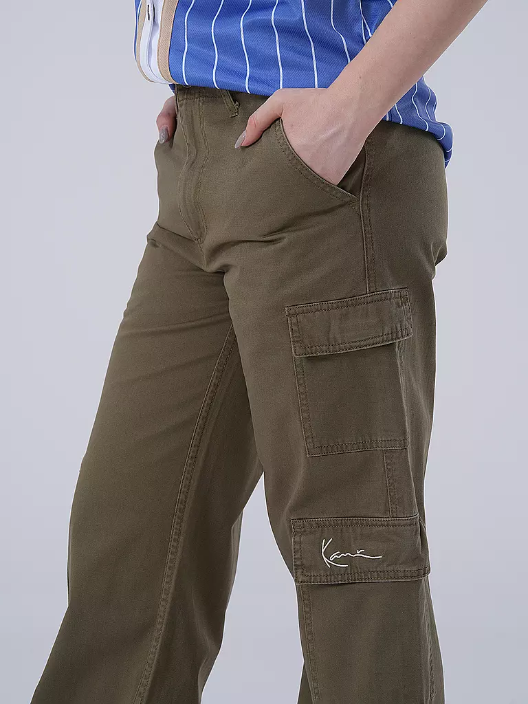 KARL KANI | Cargohose | olive