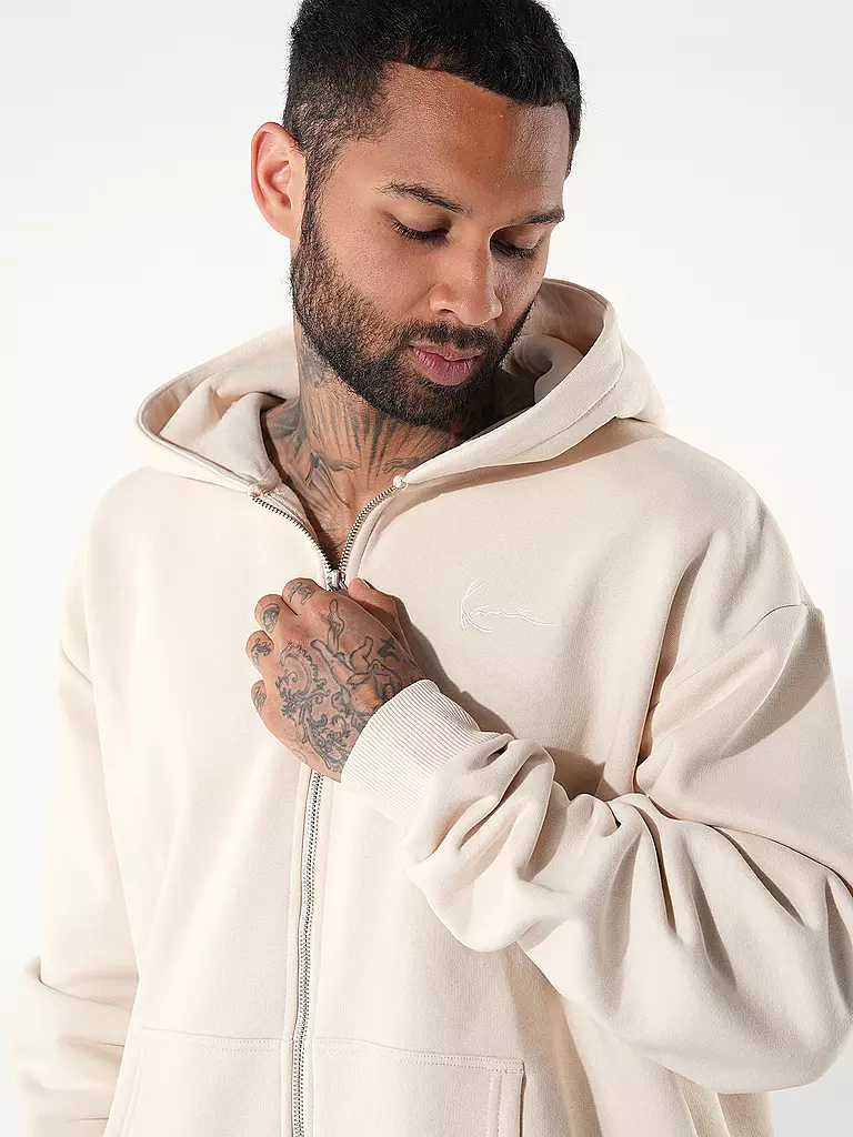 KARL KANI | Sweatjacke | beige