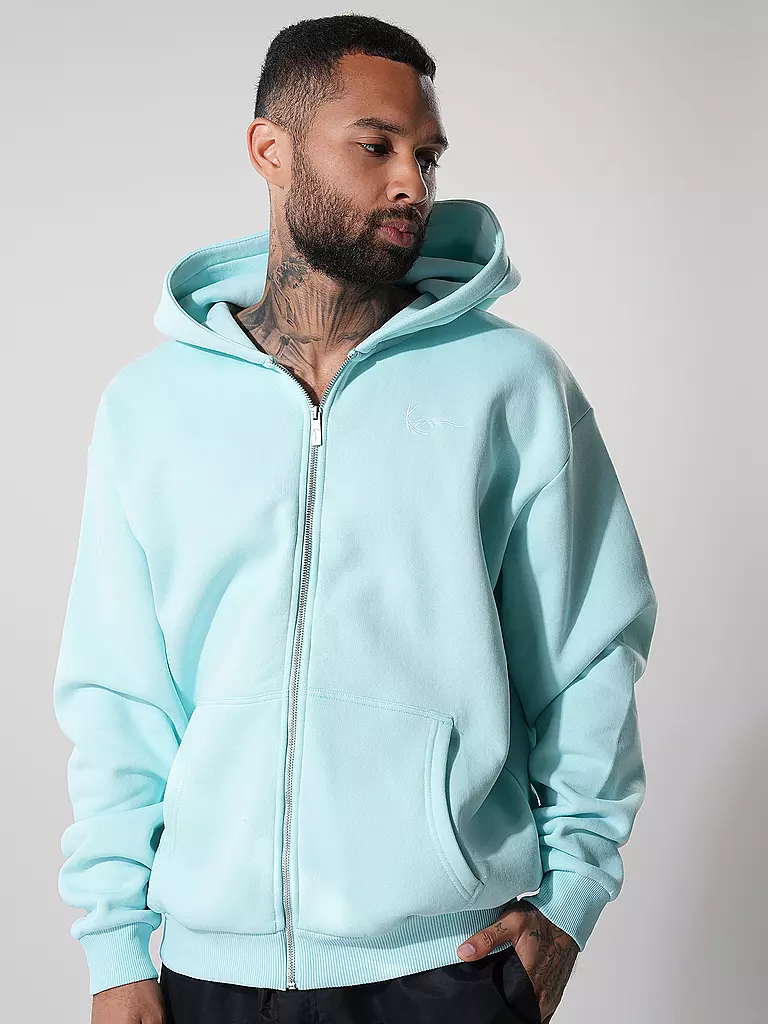 KARL KANI | Sweatjacke | hellblau