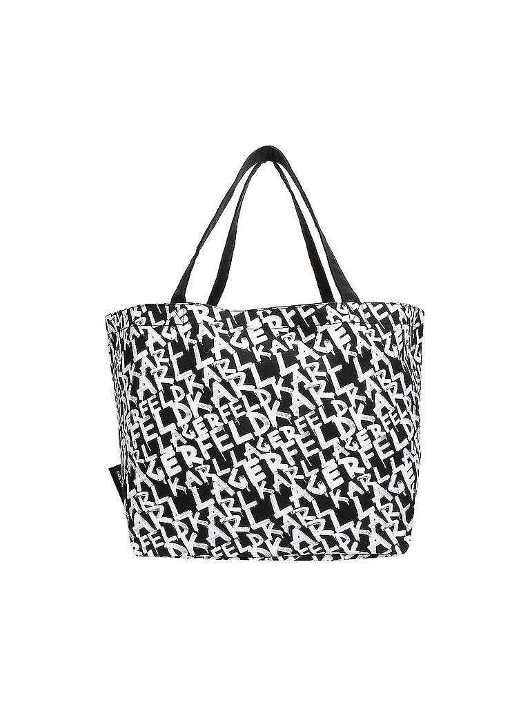 karl lagerfeld graffiti tote bag