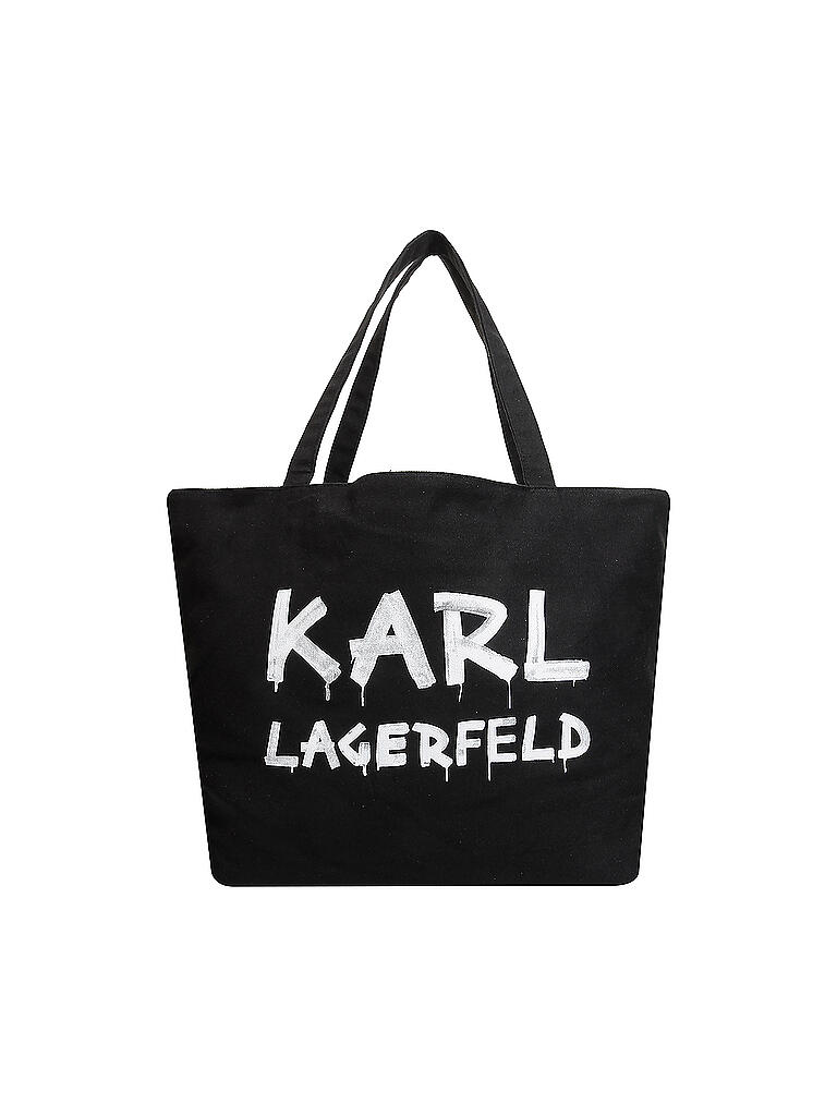 karl lagerfeld graffiti tote bag