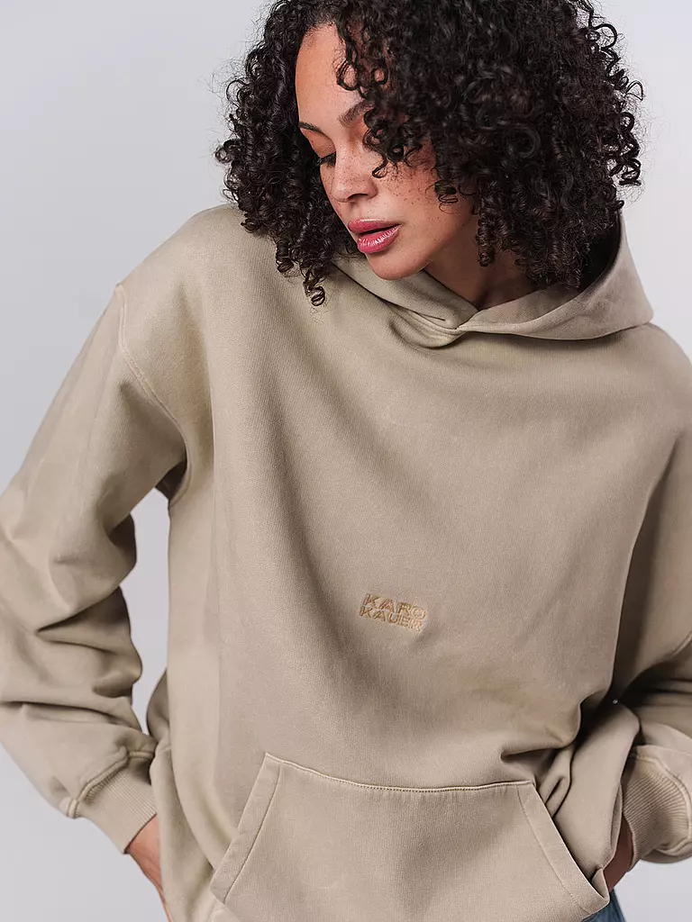 KARO KAUER | Kapuzensweater - Hoodie | beige