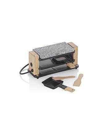 KELA | Raclette Hot Stone BEDRETTO für 2 Personen Granit / Holz