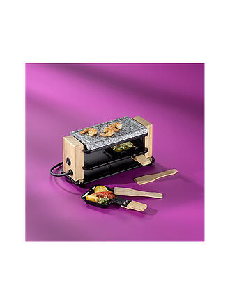 KELA | Raclette Hot Stone BEDRETTO für 2 Personen Granit / Holz