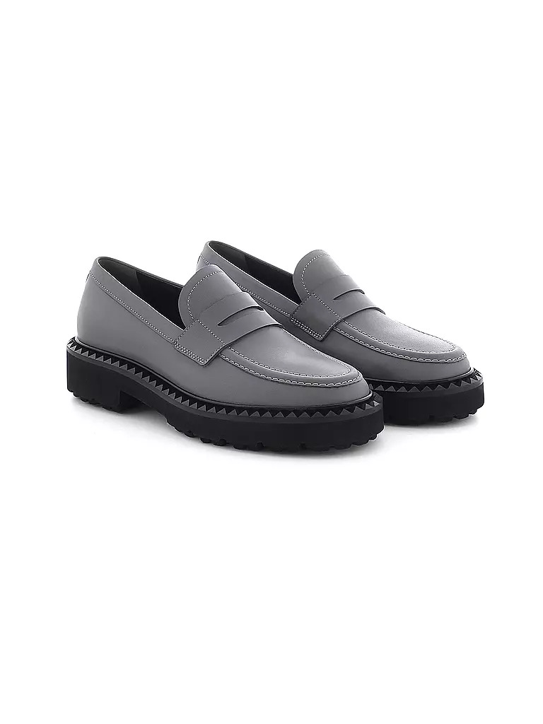 KENNEL & SCHMENGER | Loafer ALEA SILKY CALF | grau