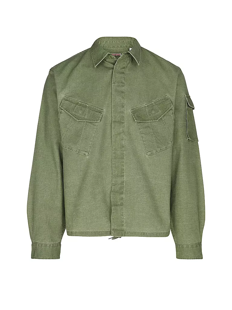 KENZO | Overshirt  | olive