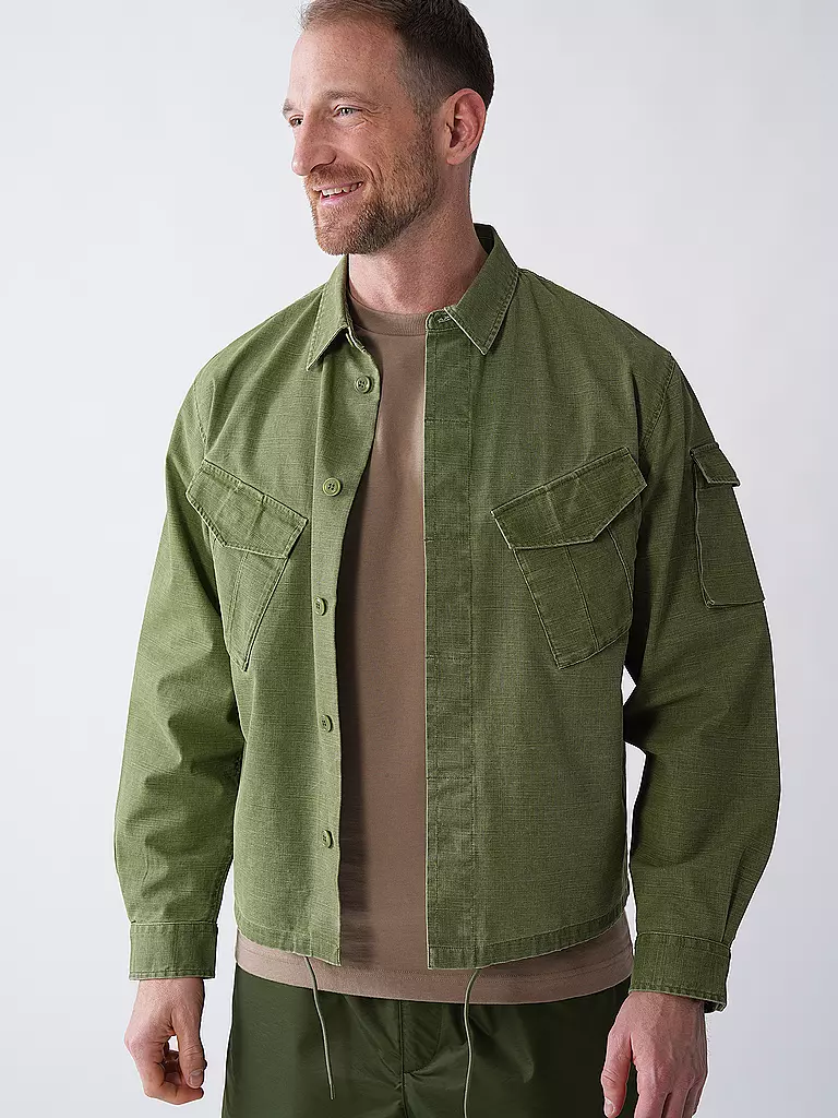 KENZO | Overshirt | olive