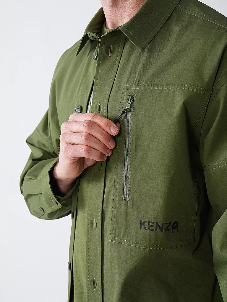 KENZO | Overshirt | olive