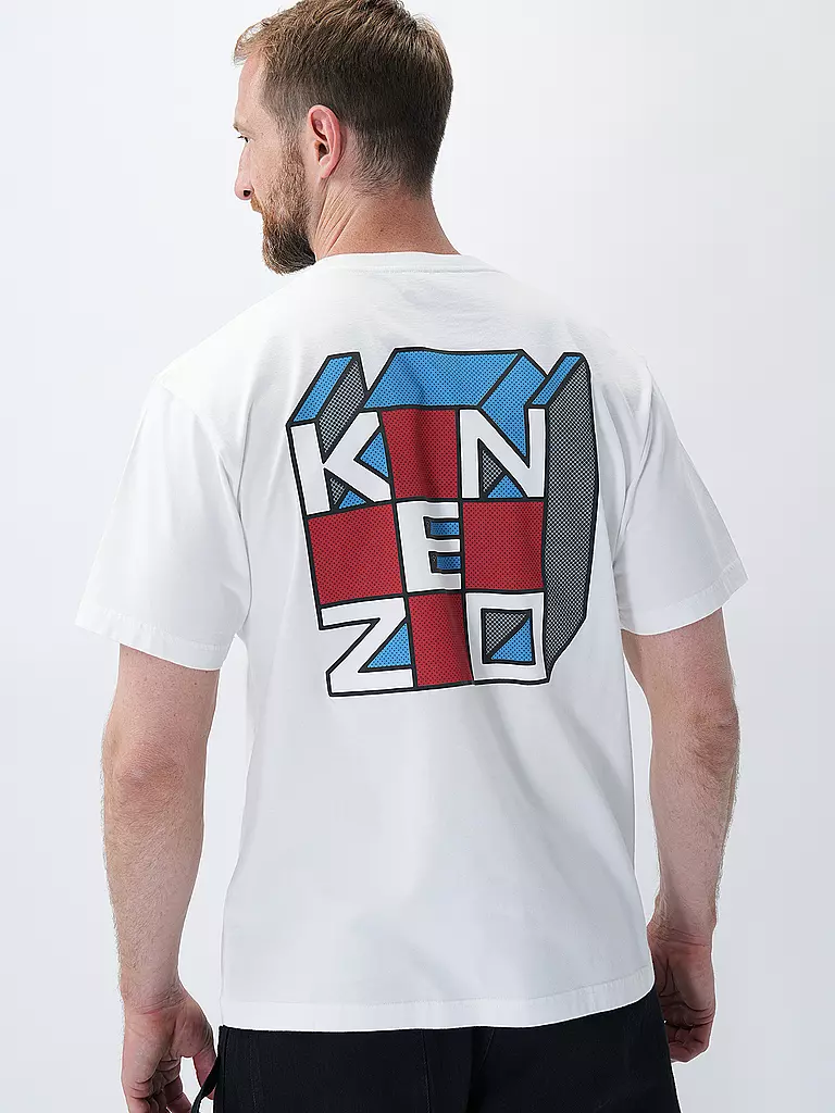 KENZO | T-Shirt KUBE | weiss