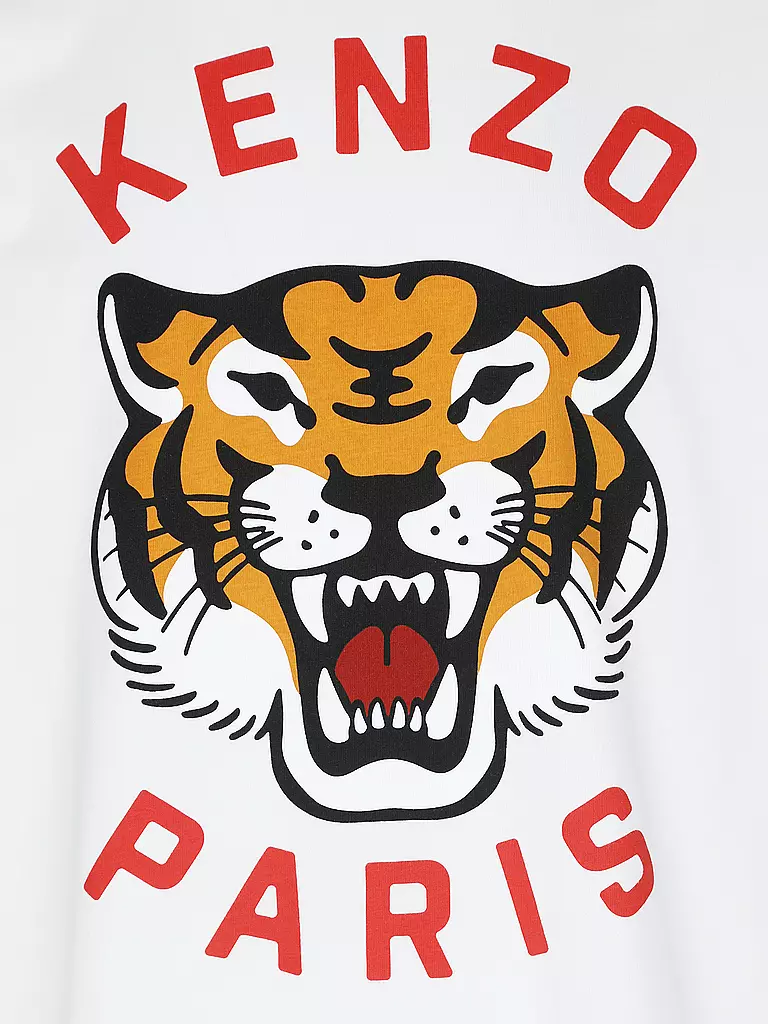 KENZO | T-Shirt LUCKY TIGER | hellgrau