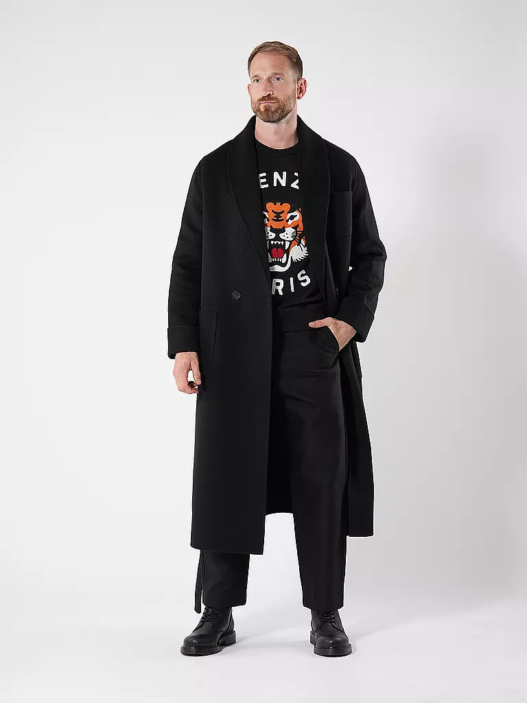 KENZO | Wollmantel  | schwarz