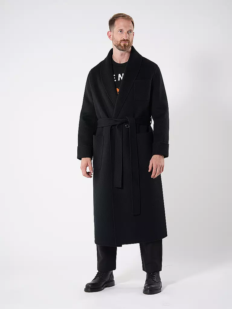 KENZO | Wollmantel  | schwarz