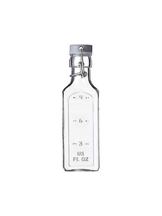 KILNER | Glasflasche mit Bügelverschluss 300ml eckig Glas