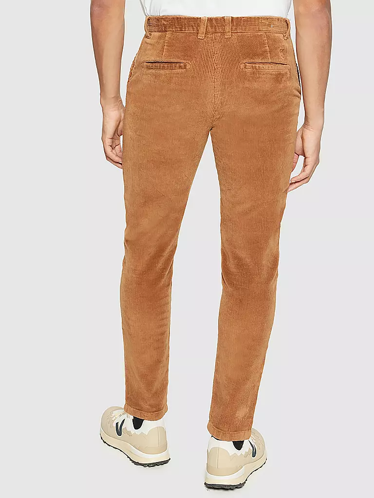 KNOWLEDGE COTTON APPAREL | Cordhose Straight Fit CHUCK | camel