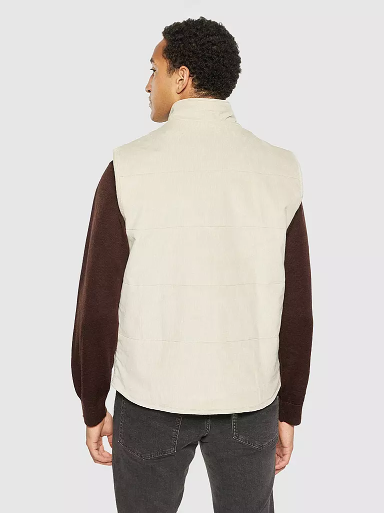 KNOWLEDGE COTTON APPAREL | Gilet RAILS  | beige