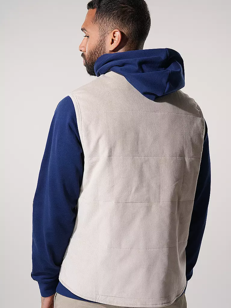 KNOWLEDGE COTTON APPAREL | Gilet RAILS  | beige