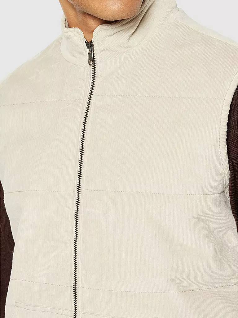 KNOWLEDGE COTTON APPAREL | Gilet RAILS | beige