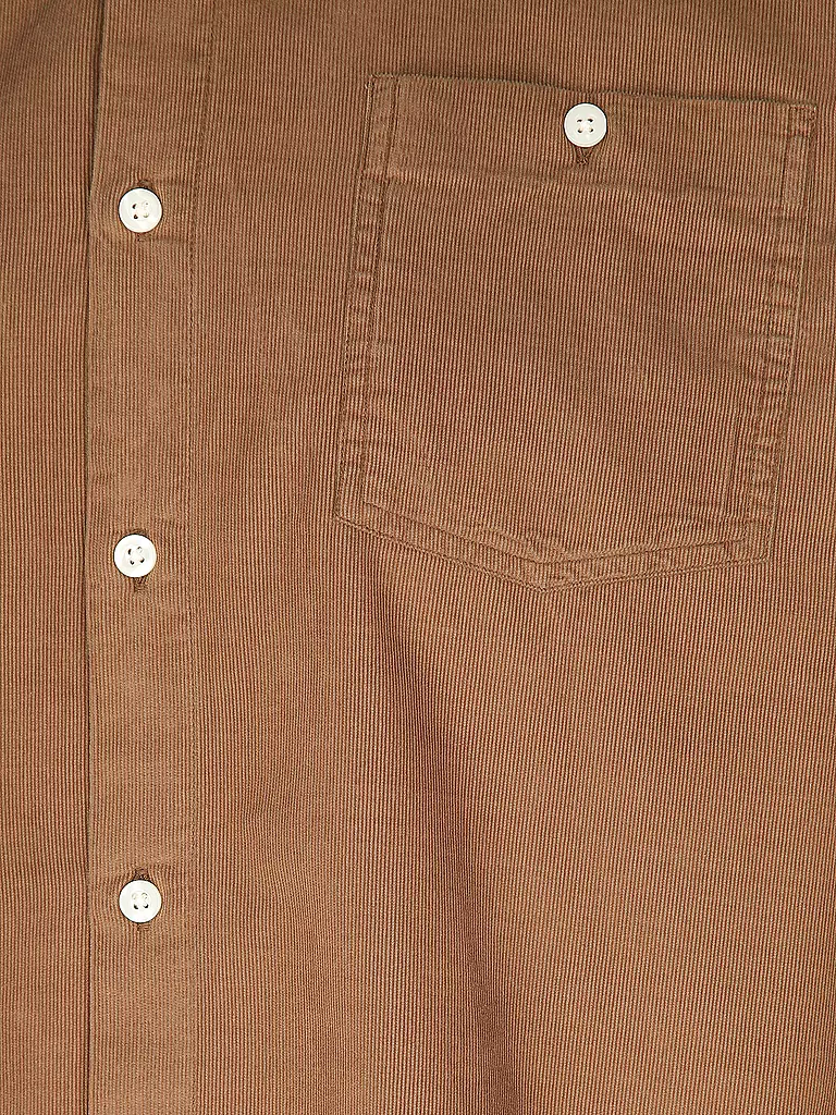 KNOWLEDGE COTTON APPAREL | Hemd Regular Fit | camel