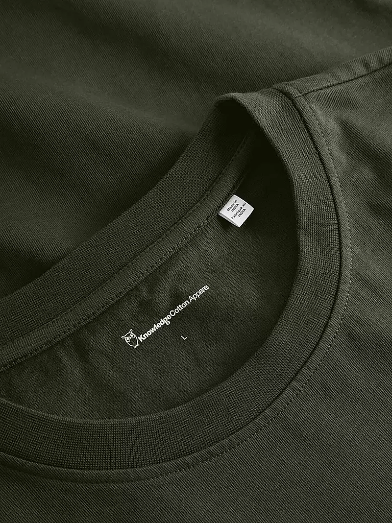 KNOWLEDGE COTTON APPAREL | Langarmshirt | grau