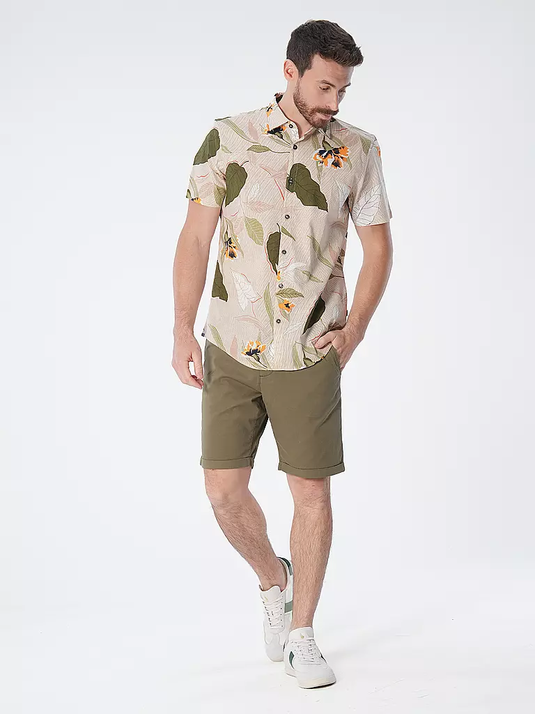 KNOWLEDGE COTTON APPAREL | Shorts CHUCK | olive