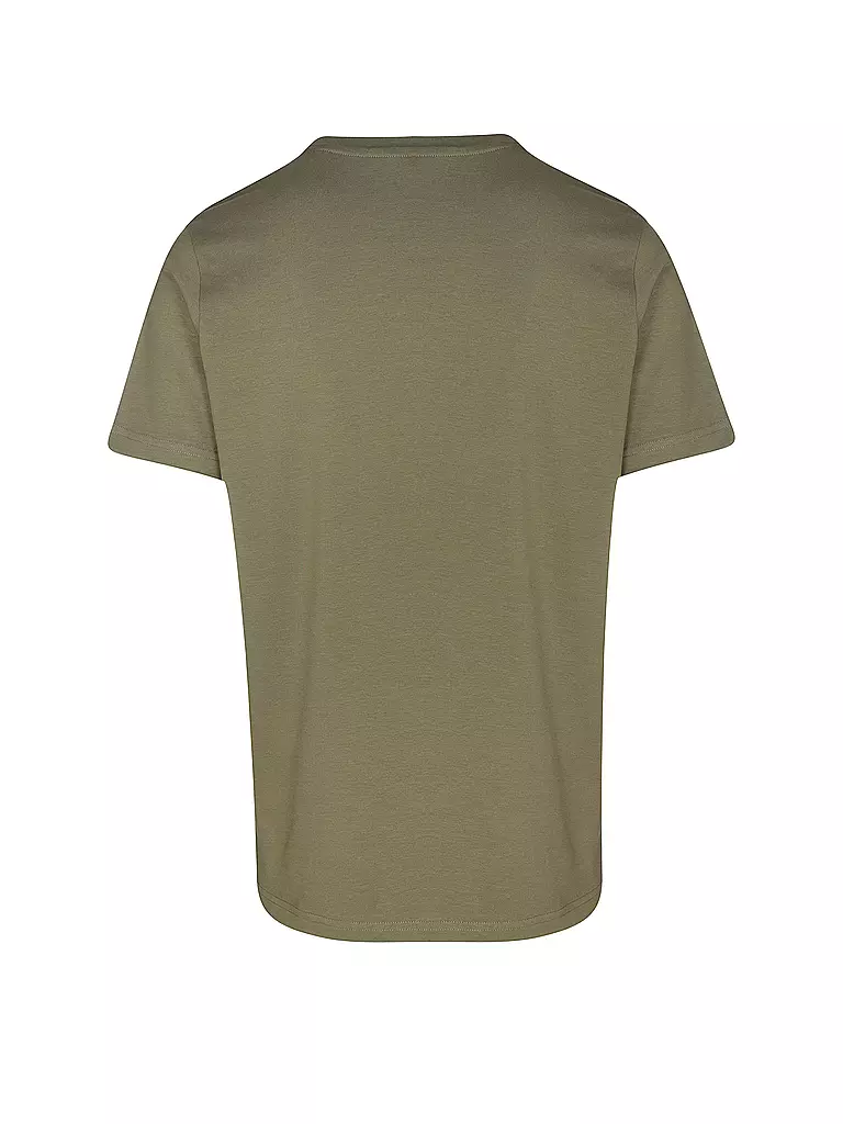 KNOWLEDGE COTTON APPAREL | T-Shirt  | olive