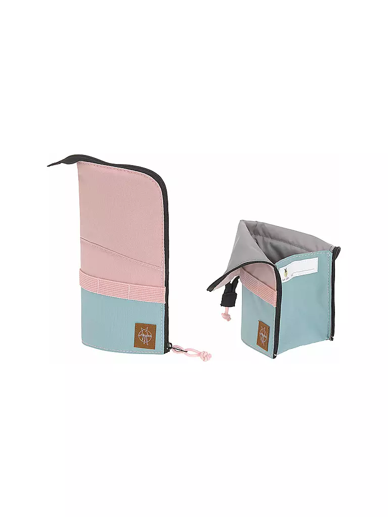 LÄSSIG | Schultaschen Set 7tlg Boxy Unique Rose Blue | rosa