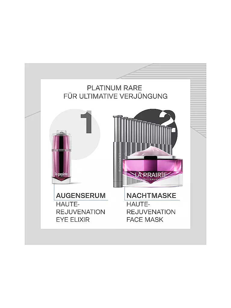 LA PRAIRIE | Platinum Rare Mask Rejuvenating  20ml & 12x 0.7ml | keine Farbe