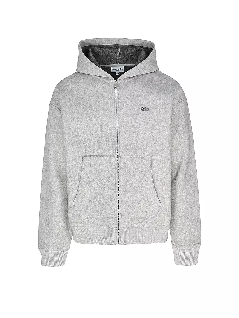 LACOSTE | Sweatjacke  | grau