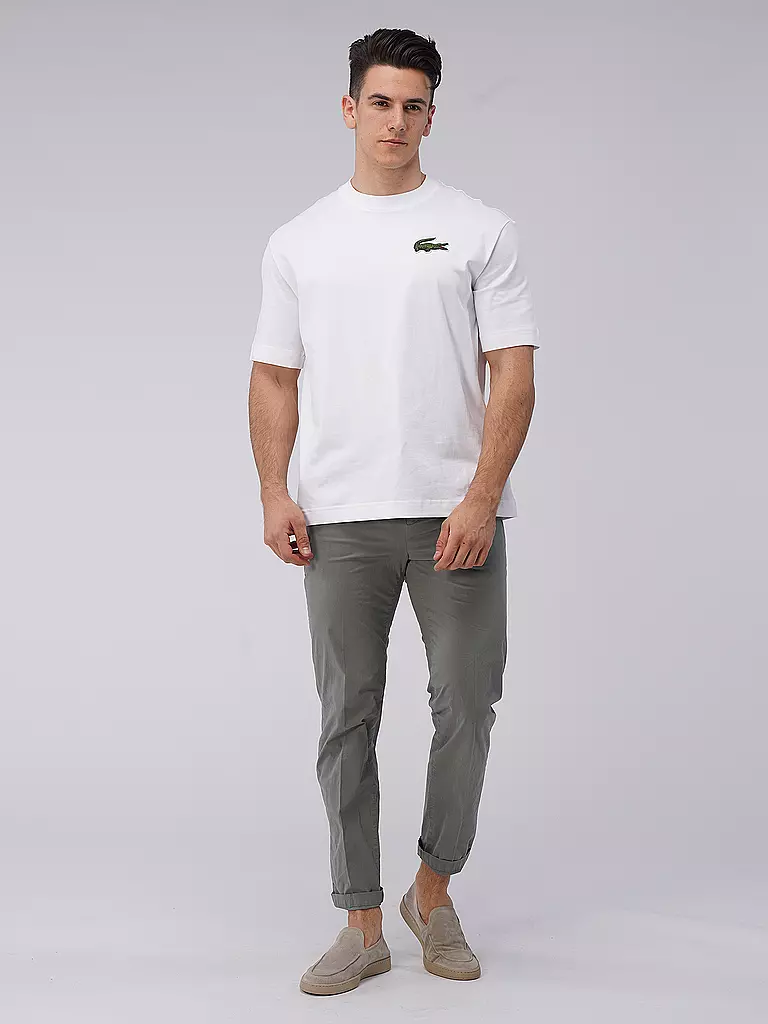 LACOSTE | T-Shirt Oversized  | weiss