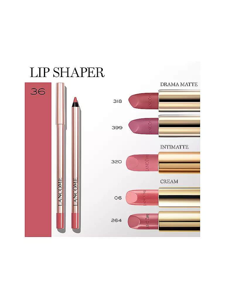 LANCÔME | Lippenkonturenstift - Lip Idôle Lip Shaper Creamy Matte Lip Liner (36 Nude Now) | beere