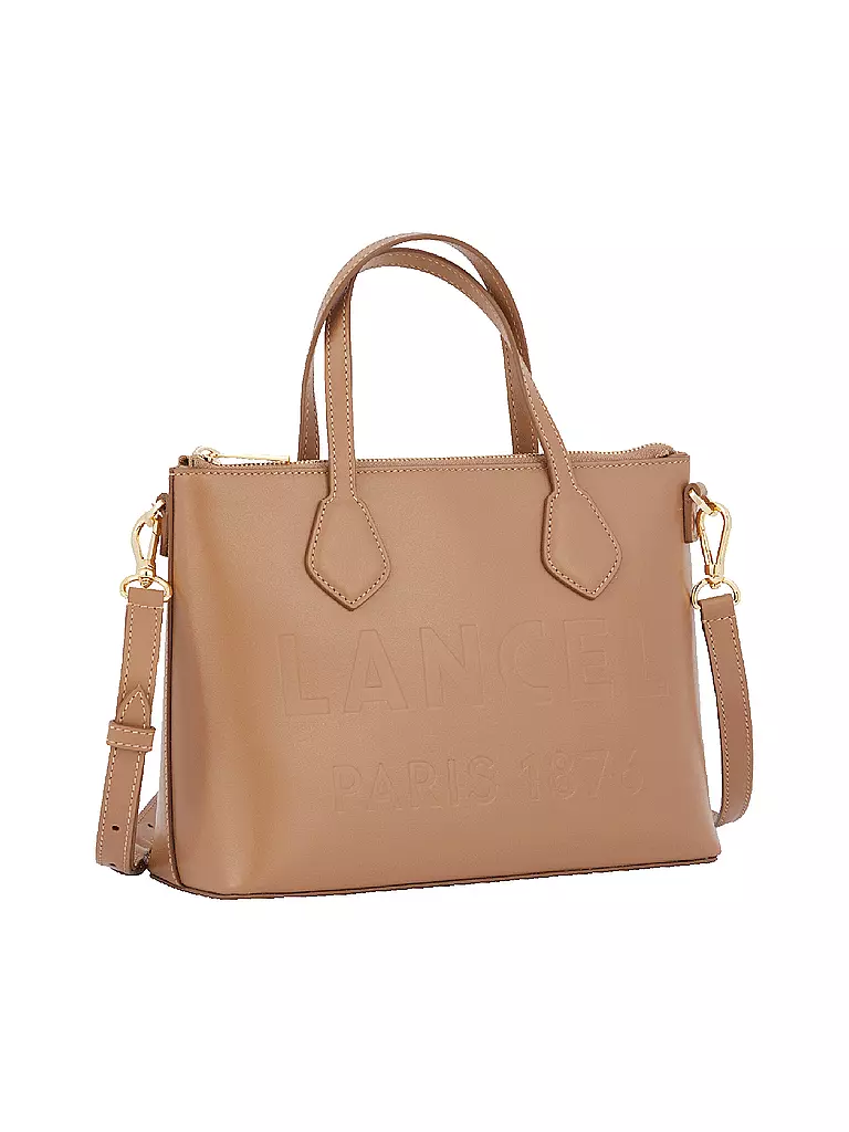 LANCEL | Ledertasche - Henkeltasche ESSENTIAL TOTE | camel