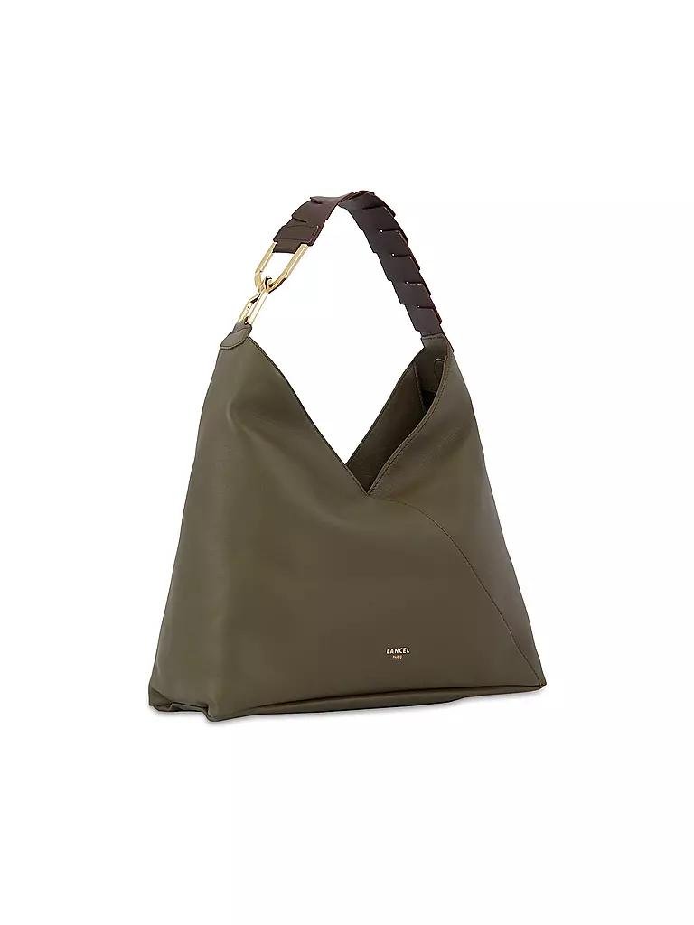 LANCEL | Ledertasche - Hobo Bag PAGODE | olive