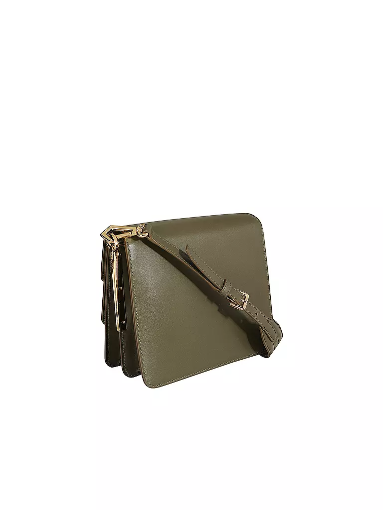 LANCEL | Ledertasche - Umhängetasche IDYLLE | olive