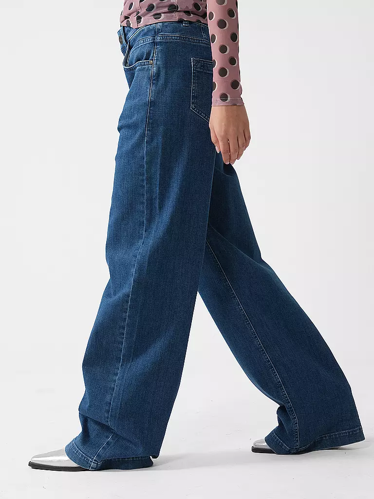 LANIUS | Jeans Wide Leg Fit | blau