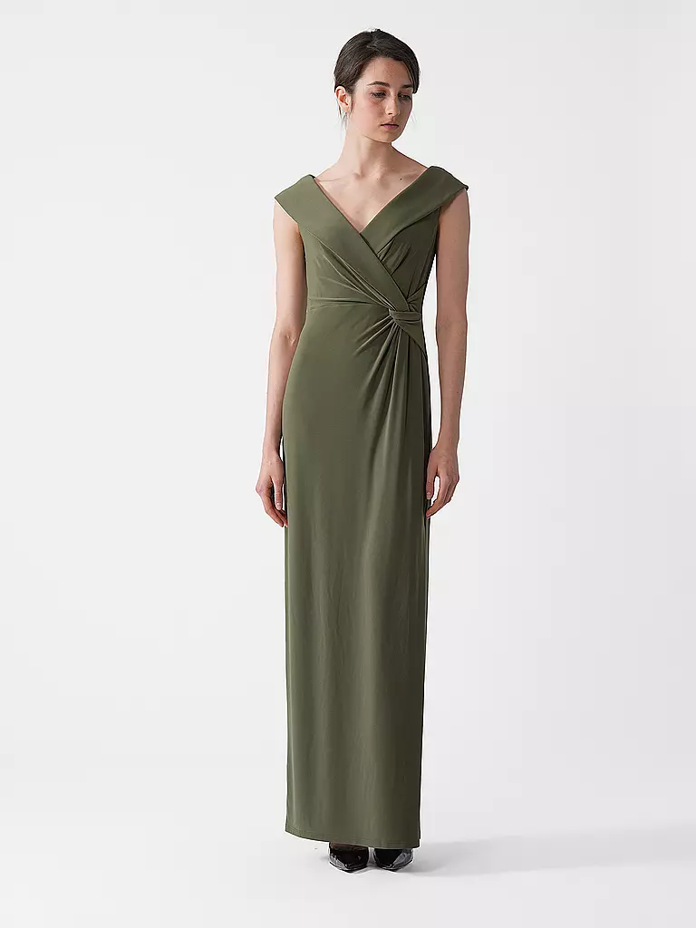 LAUREN RALPH LAUREN | Abendkleid LEONIDAS | olive