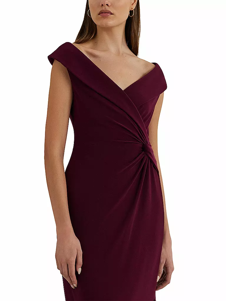 LAUREN RALPH LAUREN | Abendkleid LEONIDAS | dunkelrot