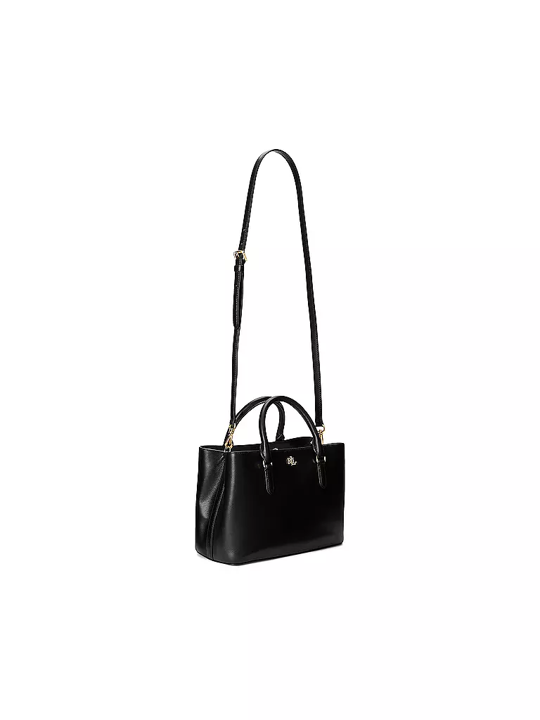 LAUREN RALPH LAUREN | Ledertasche - Henkeltasche MARCY 26 Small | dunkelrot