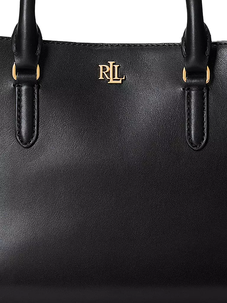 LAUREN RALPH LAUREN | Ledertasche - Henkeltasche MARCY 26 Small | schwarz