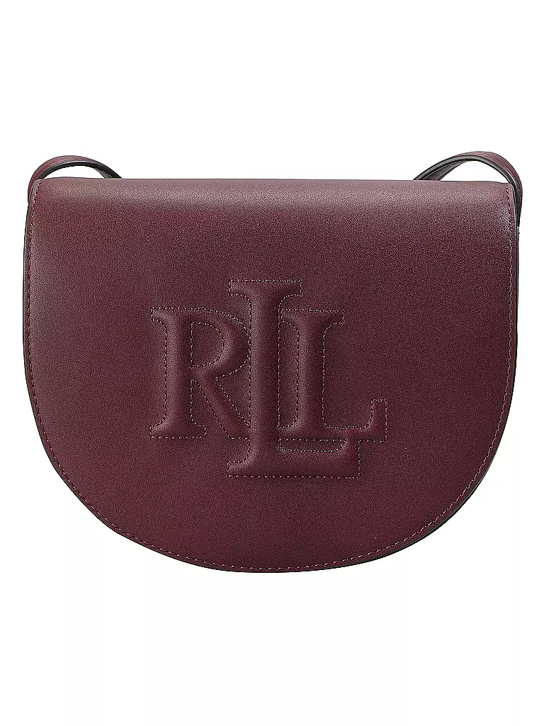 LAUREN RALPH LAUREN | Ledertasche - Mini Bag WITLEY Medium | dunkelrot