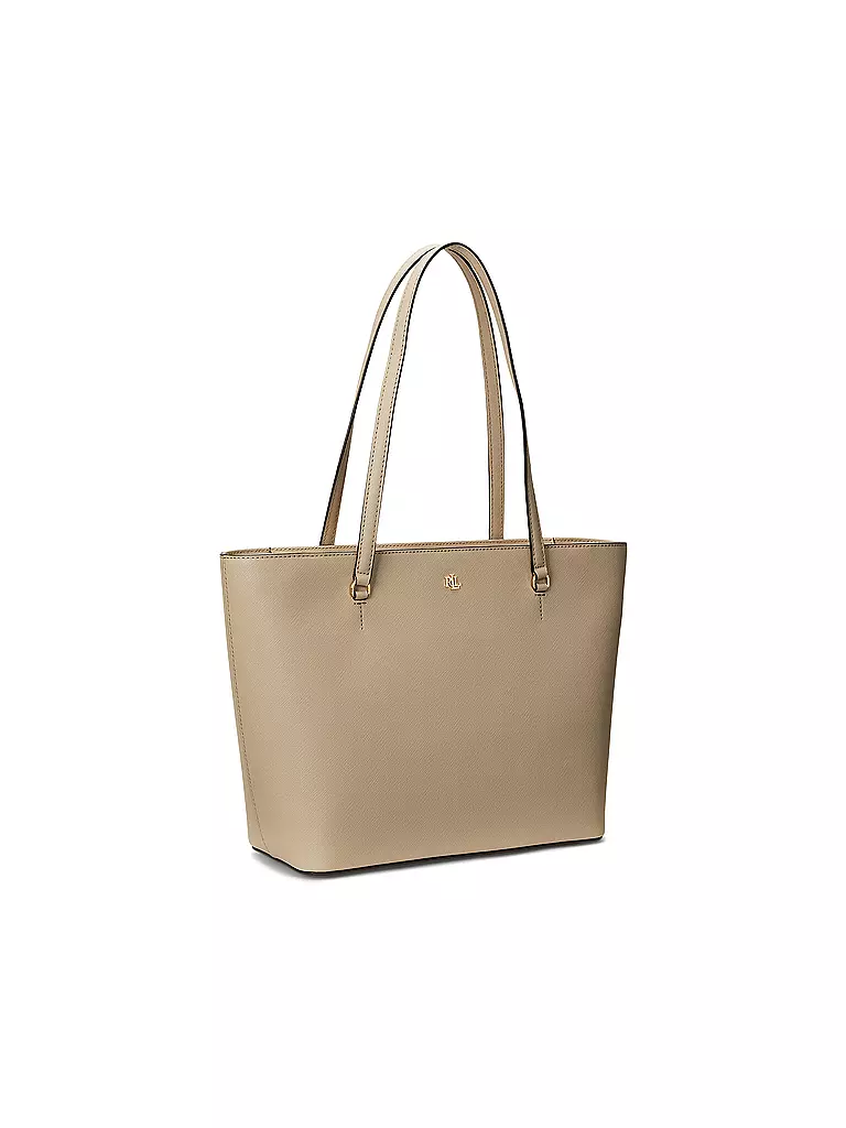 LAUREN RALPH LAUREN | Ledertasche - Shopper KARLY Medium | beige