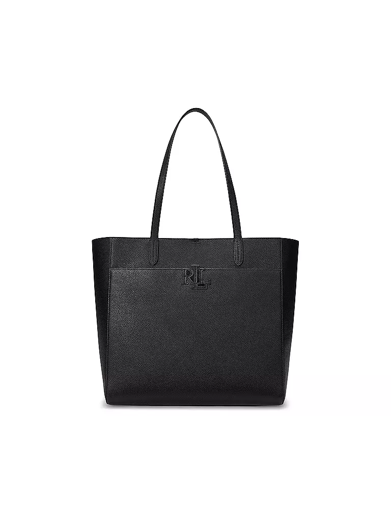 LAUREN RALPH LAUREN | Ledertasche - Shopper Large  | schwarz